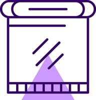 Slicer Outline Slip Style Icon vector