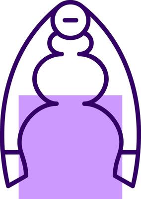 Nutcracker Outline Slip Style Icon
