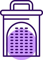 Grater Outline Slip Style Icon vector