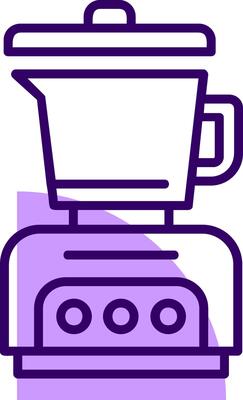 Mixer blender Outline Slip Style Icon
