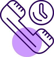 Support Outline Slip Style Icon vector