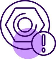 Toolbox Outline Slip Style Icon vector