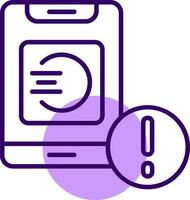Running apps Outline Slip Style Icon vector