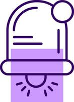 Notification Outline Slip Style Icon vector