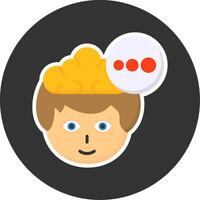 Loading Flat Grey Circle Style Icon vector