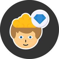 Quality Flat Grey Circle Style Icon vector