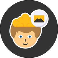 Mail Flat Grey Circle Style Icon vector