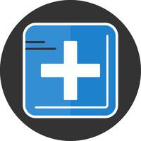 Add Flat Grey Circle Style Icon vector