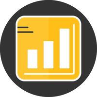 Signal strength Flat Grey Circle Style Icon vector