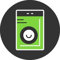 Speaker Flat Grey Circle Style Icon vector