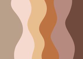 Retro abstract wave background in neutral colours vector