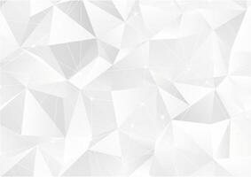 abstract monochrome background with low poly design vector