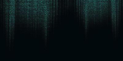 Abstract banner with a code style design vector