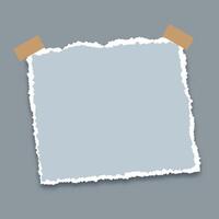 Abstract background with a torn paper design with sticky tape vector