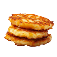 three pancakes stacked on top of each other png