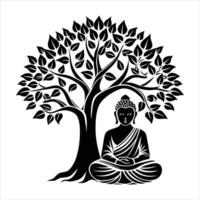 Bodhi tree Definition vector