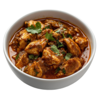 chicken curry in a bowl on a transparent background png