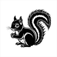 Ebians palm squirrel vector