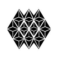 Geometric Sparkle Pattern vector