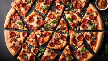 Pepperoni Pizza Slices photo