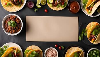 Delicious Tacos with Toppings photo