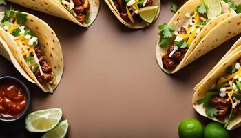 Delicious Tacos with Toppings photo