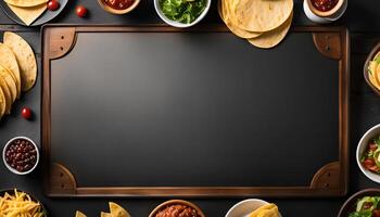 Taco Menu Background photo