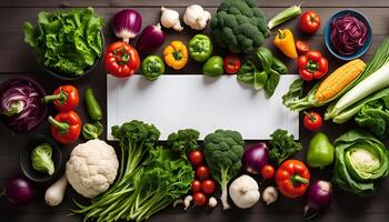 A Colorful Array of Fresh Vegetables photo