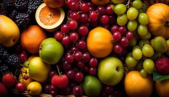 A Colorful Abundance of Fresh Fruits photo