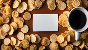 Coffee and Crackers A Simple Delight photo