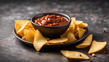 Nacho Chips and Salsa photo