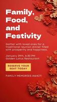 Chinese New Year Event Invitation template