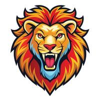lion head mascot mascot head lion vector