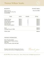 Freelance Graphic Designer Invoice template