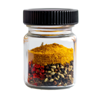 Spices in Glass Jar png