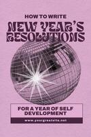new year resolutions guide ideas for pinterest graphic template