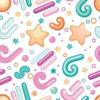 seamless pattern with retro vector