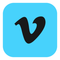 Vimeo Logo Illustration In Square Background png