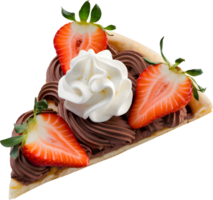 Chocolate Bliss Dessert Pizza png