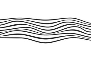 simple abstract black short wavy line pattern vector