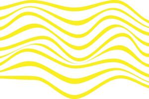 simple abstract yellow wavy creative line pattern yellow lines that show a yellow line on a white background vector