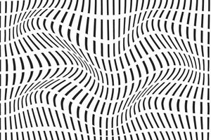 simple abstract creative black color small short line wavy pattern black and white lines in a geometric pattern vector