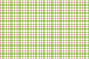 simple abstract creative green pink color plaid check pattern vector