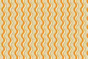 simple abstract orange color creative smooth zig zag line pattern vector