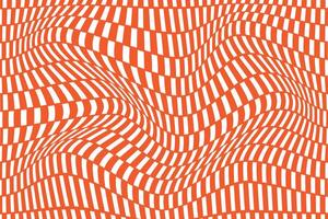 simple abstract creative orange color small short line wavy pattern an orange background with geometric lines and a white zigzag pattern vector