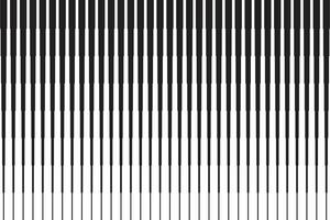 simple abstract creative thick to thin black color degrade line pattern vector