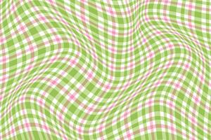 simple abstract creative green pink color plaid check wavy distort pattern a green and pink checkered pattern vector