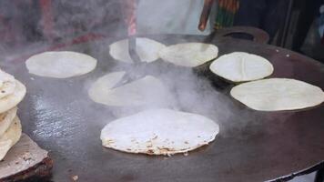 Crafting and Enjoying Delicious Flatbreads on a Hot Griddle Surface video