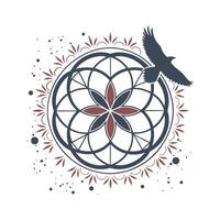 Mandala Design Techniques Passed Through Generations, illustration of an background vector