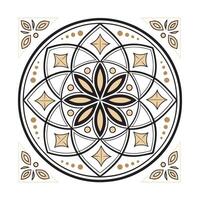 Traditional Mandala Patterns for Beginners and Experts, ornamental round ornament vector
